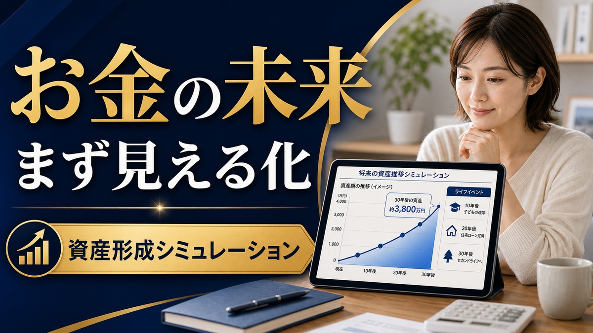 お金のみらいマップとは？資産形成シミュレーションを相談前に使うポイント